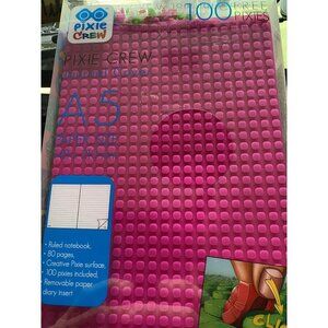 A5 Journal With Pixelated Removable Journal Cover Includes 100 Pixies NEW/SEALED